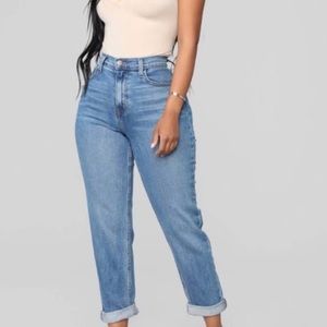 Fashionova “ I Got it From my Mama” Mom Jeans